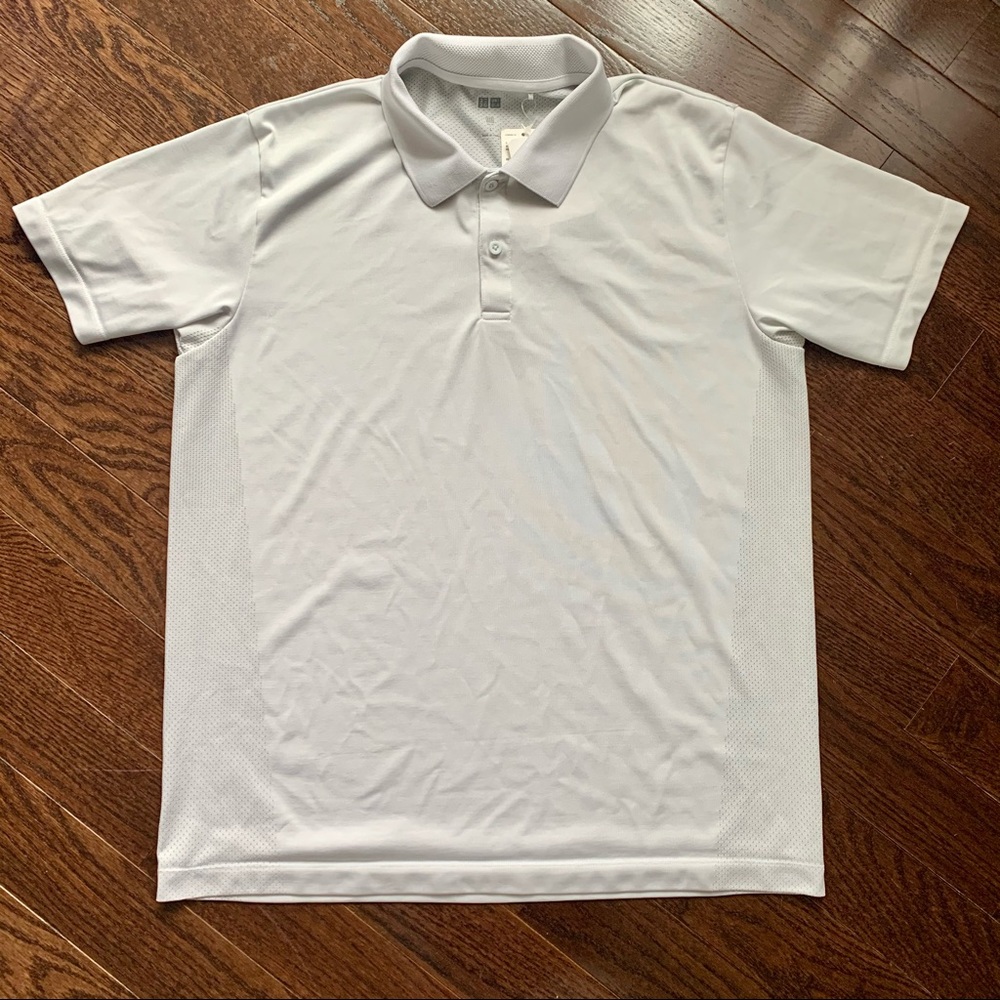 NWT Uniqlo Men’s Light Gray Polo